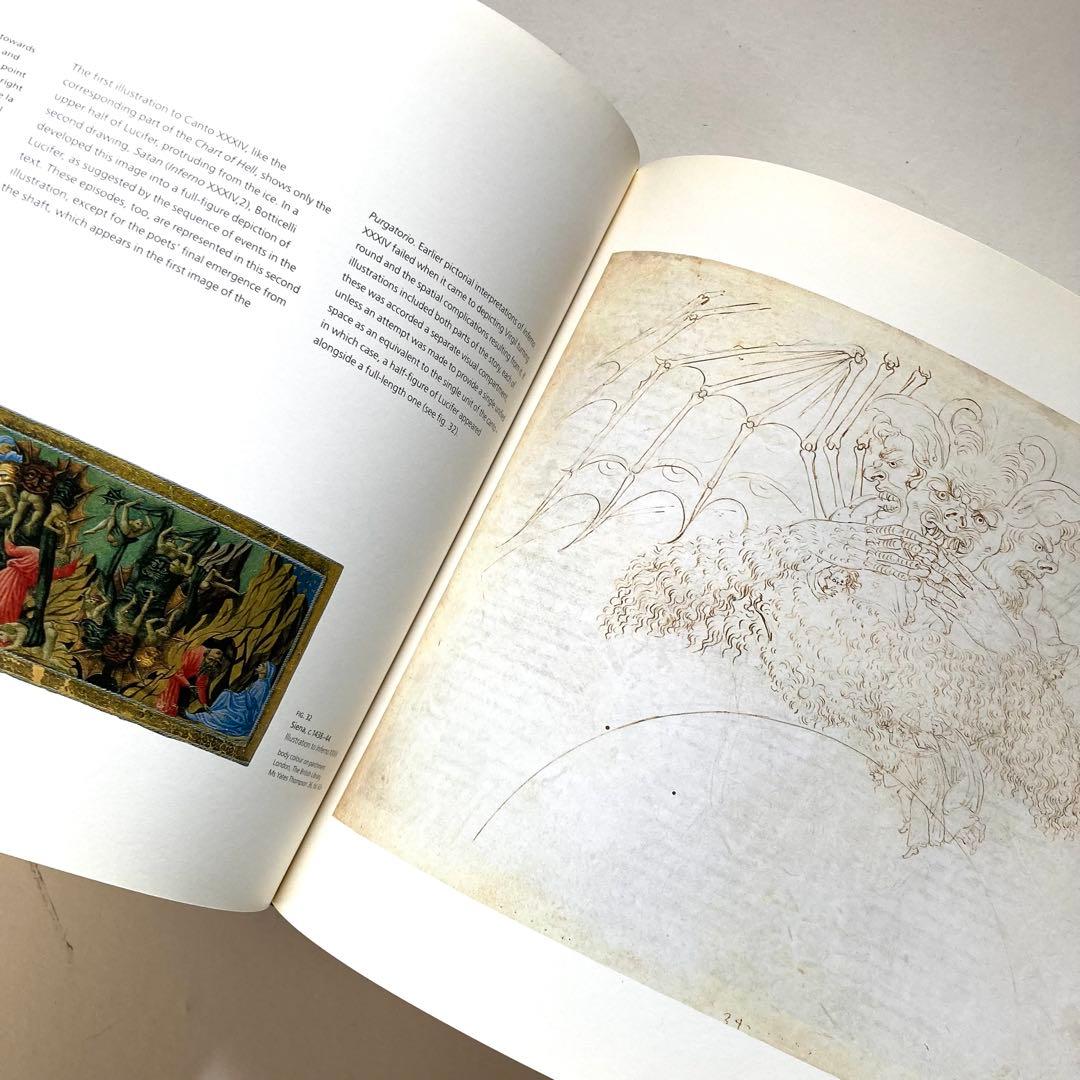 Botticelli dante ボッティチェリ ダンテ 神曲 大型画集