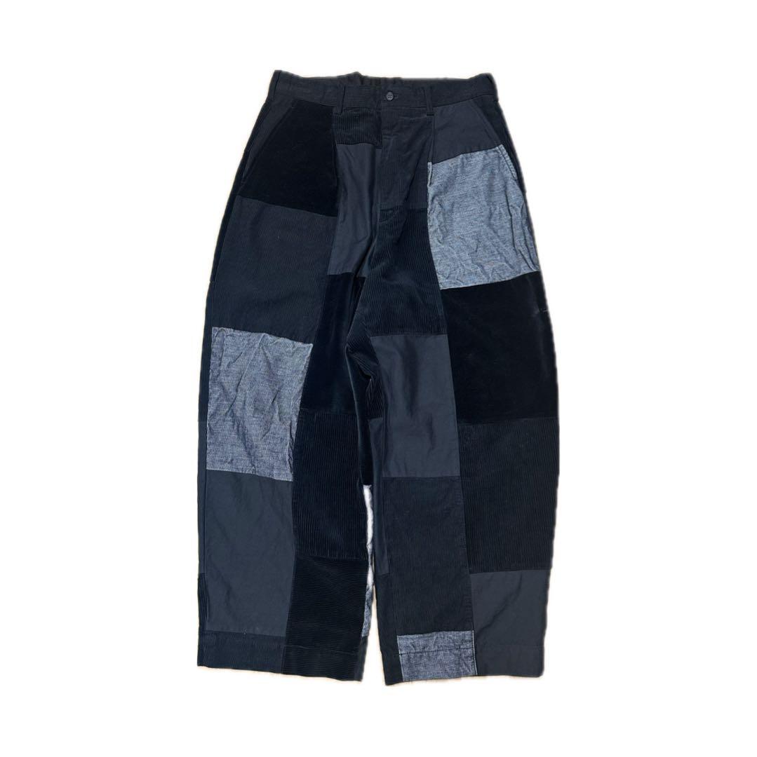 comme des garcons homme パッチワーク パンツ
