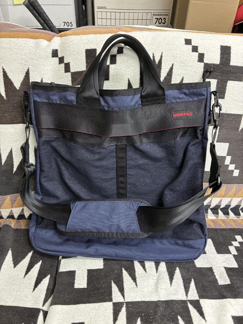 み*か様 BRIEFING ネイビー ヘルメットトート【岡山店OPEN記念限定】