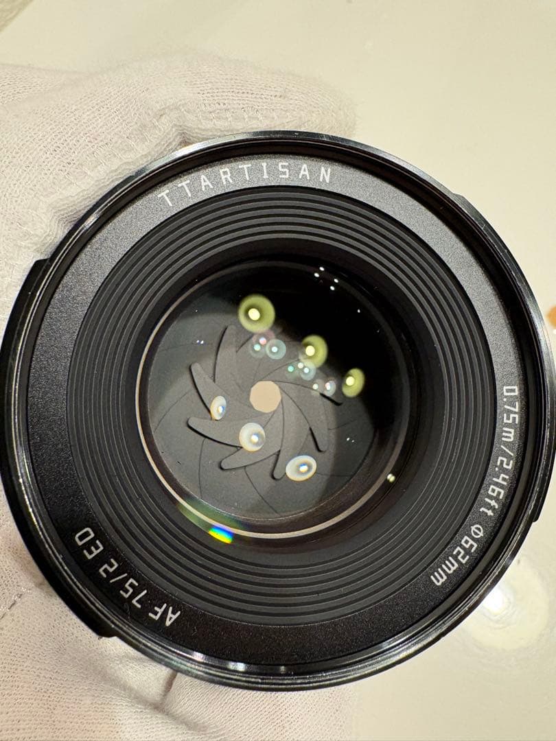 【美品】TTArtisan AF 75mm f2 【Zマウント用】