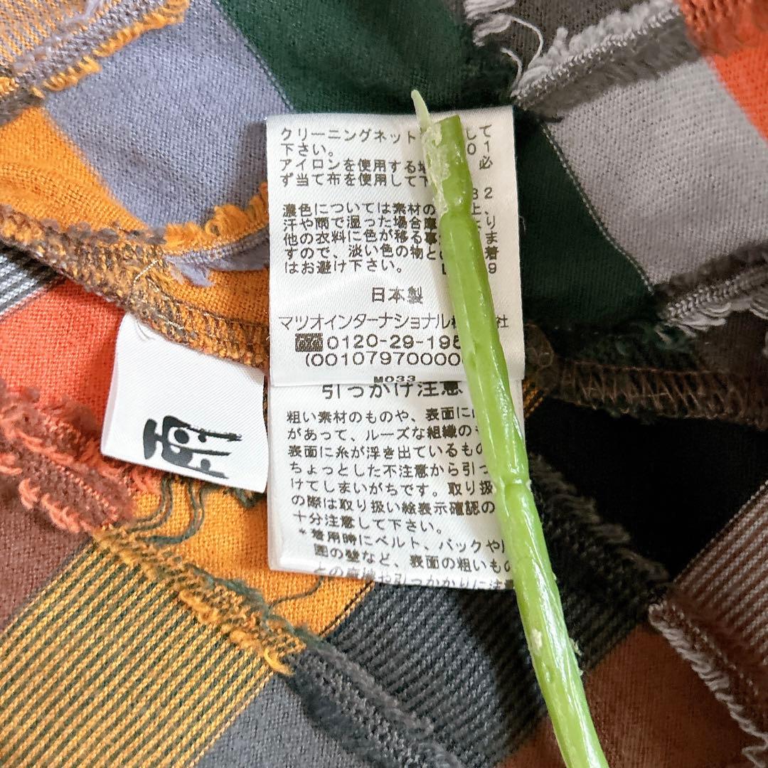 美品⁂センソユニコ⁂ジウ⁂長袖プルオーバー　総柄　ジャガード　チェック　花柄　L