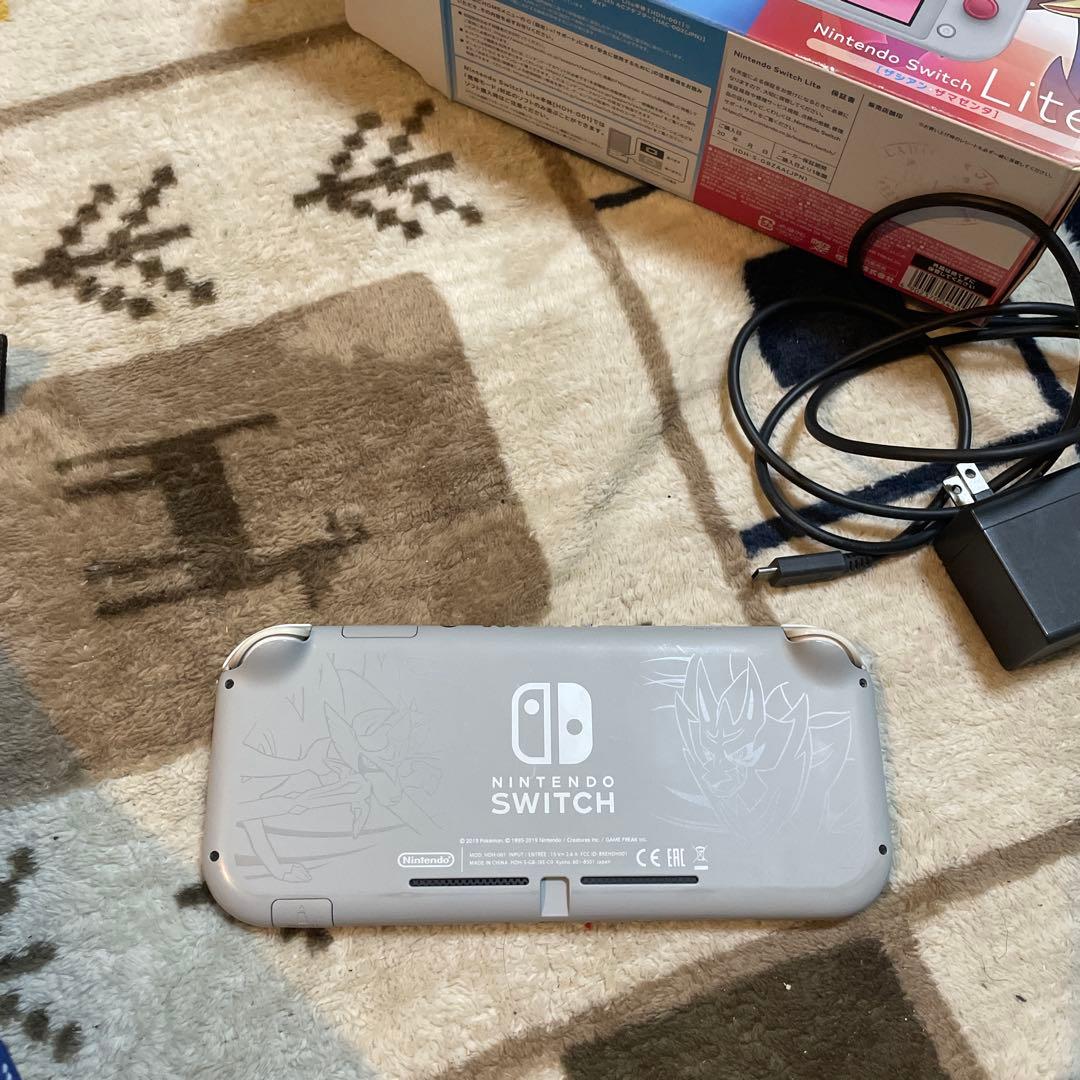 Nintendo Switch Lite グレー/ピンク 充電器付き