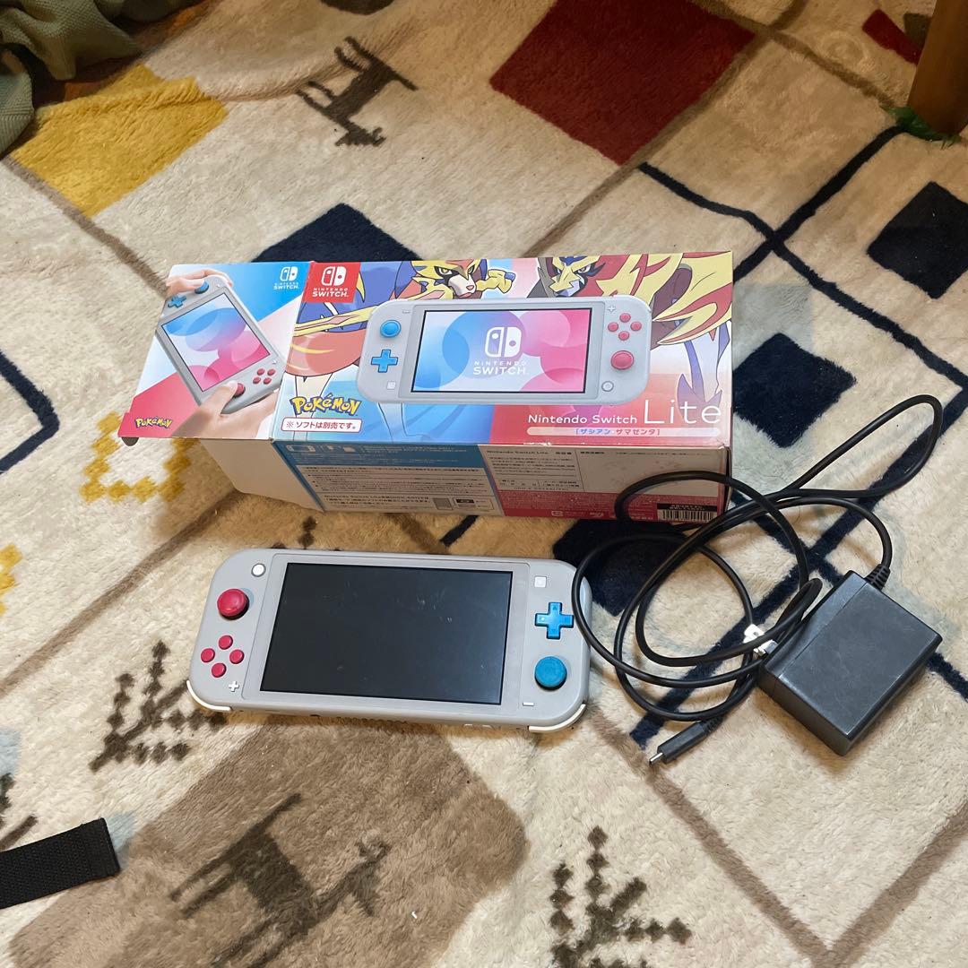 Nintendo Switch Lite グレー/ピンク 充電器付き