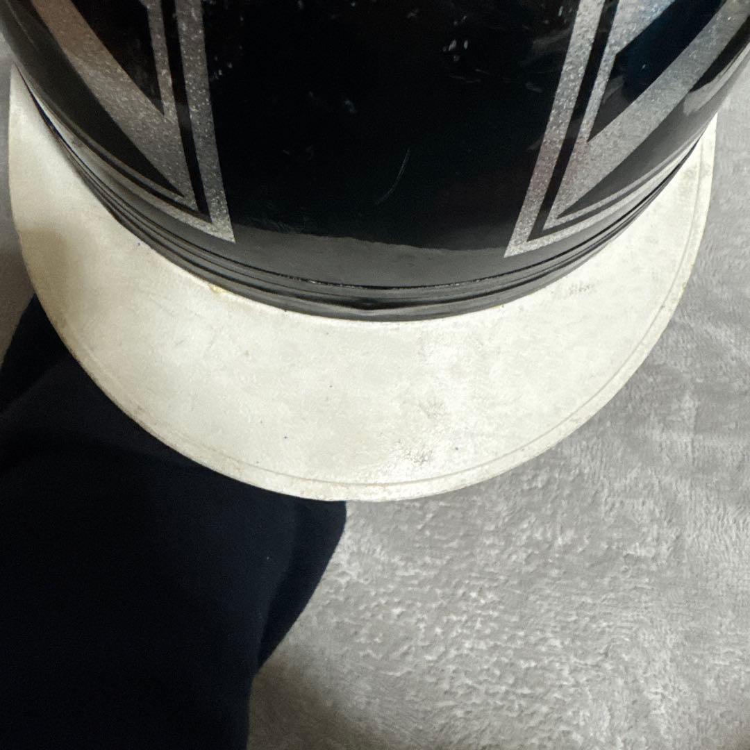 富士日章カラーコルク半ヘルメット金銀セット