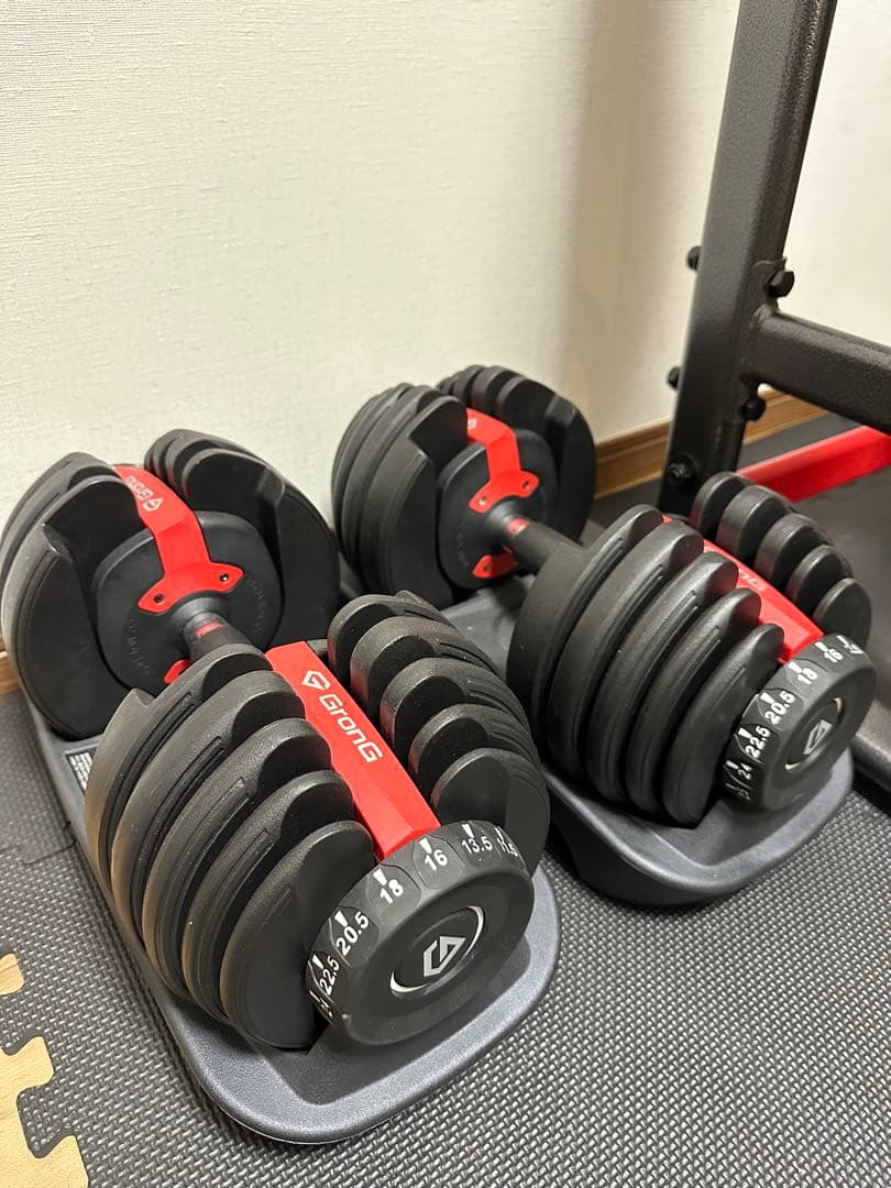 【千葉県・引取限定】ダンベル・トレーニングベンチ・懸垂バー 3点セット