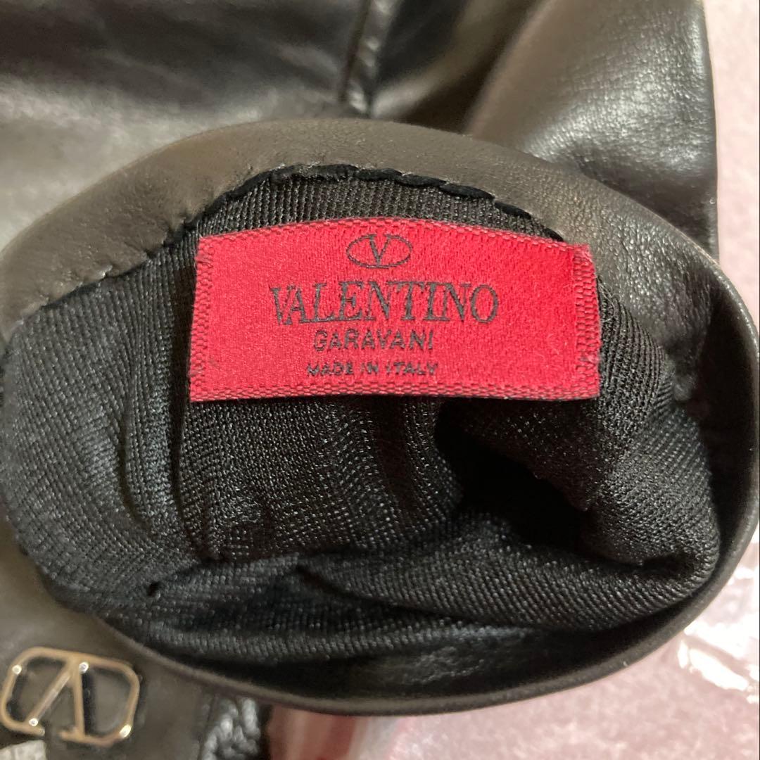 【72時間限定お値下】VALENTINO GARAVANI 黒　ロンググローブ