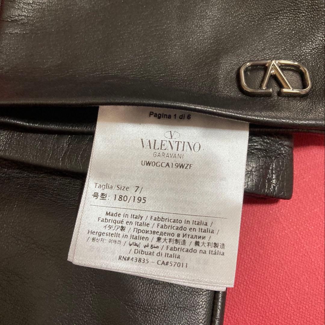 【72時間限定お値下】VALENTINO GARAVANI 黒　ロンググローブ