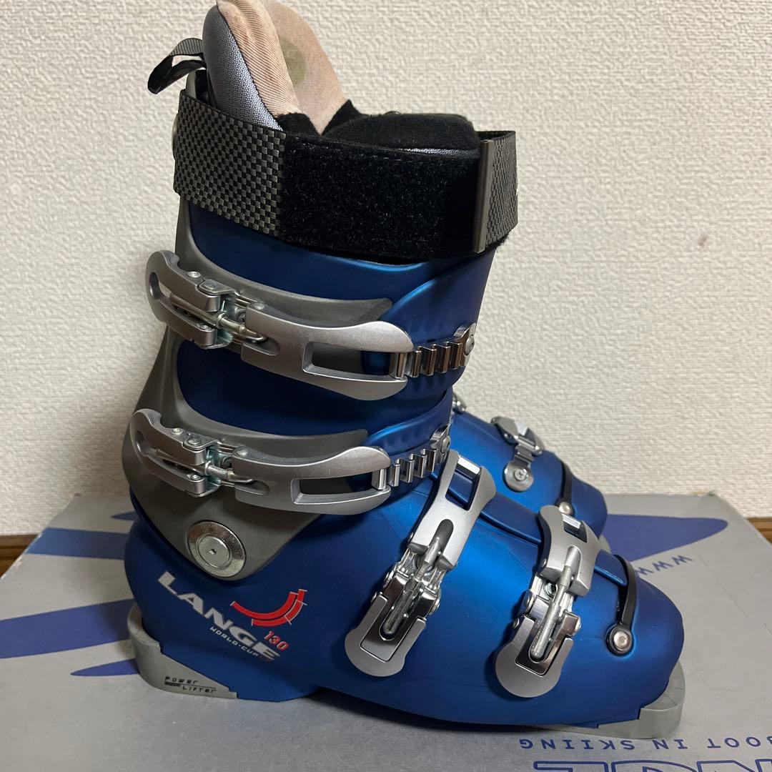 LANGE スキー用ブーツ 130 ブルー
