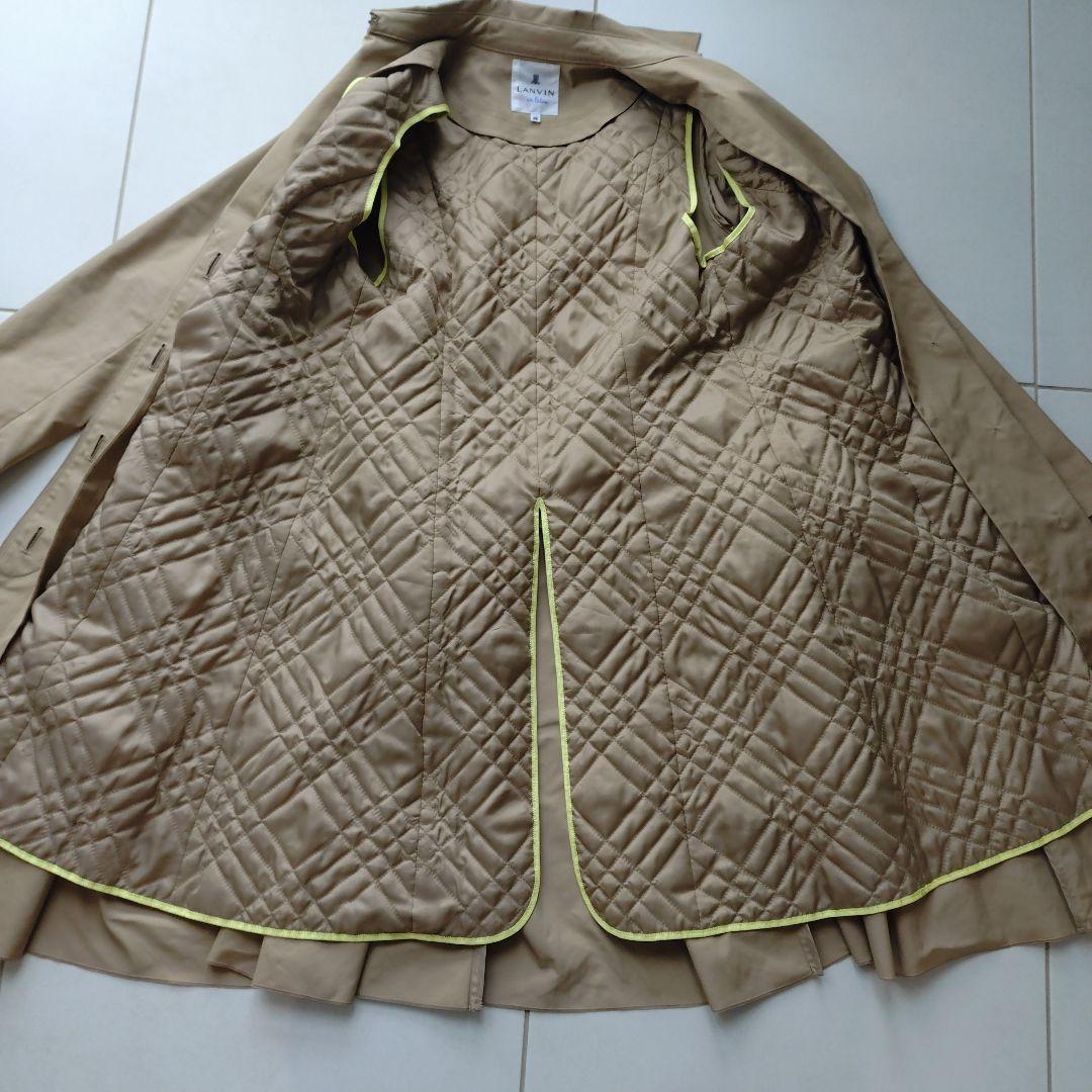 LANVIN en Bleu トレンチコート ベージュ ライナー付き
