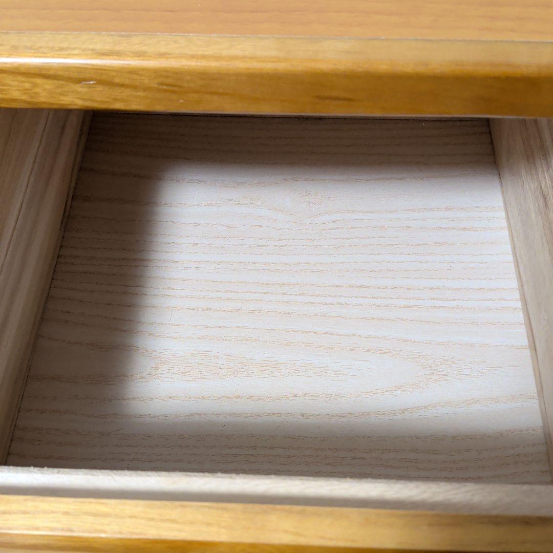 【送料込み】ナチュラル色 木製チェストタンス 5段