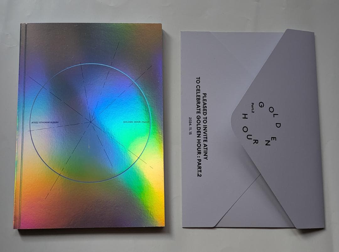 ★非売品◆サインCD◆ATEEZ◆GOLDEN HOUR : Part.2