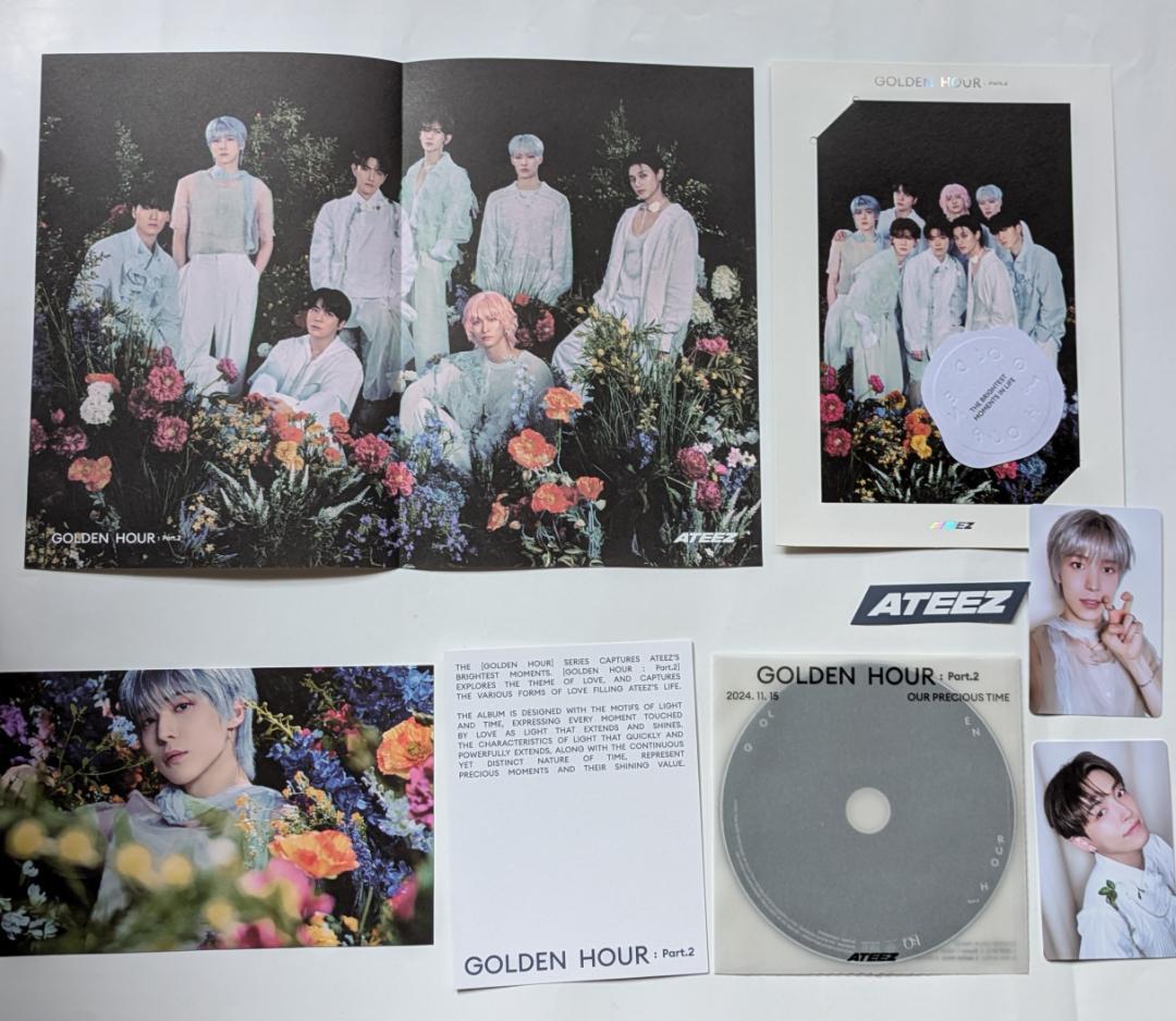★非売品◆サインCD◆ATEEZ◆GOLDEN HOUR : Part.2