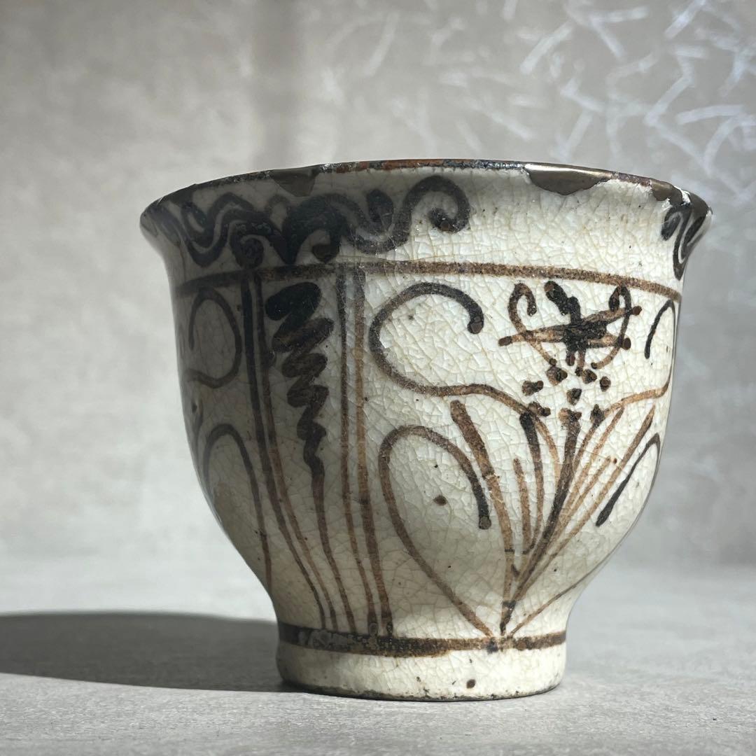 江戸時代後期 絵瀬戸向付 復興織部 再興織部 鉄絵向付 瀬戸焼 美濃焼 古瀬戸