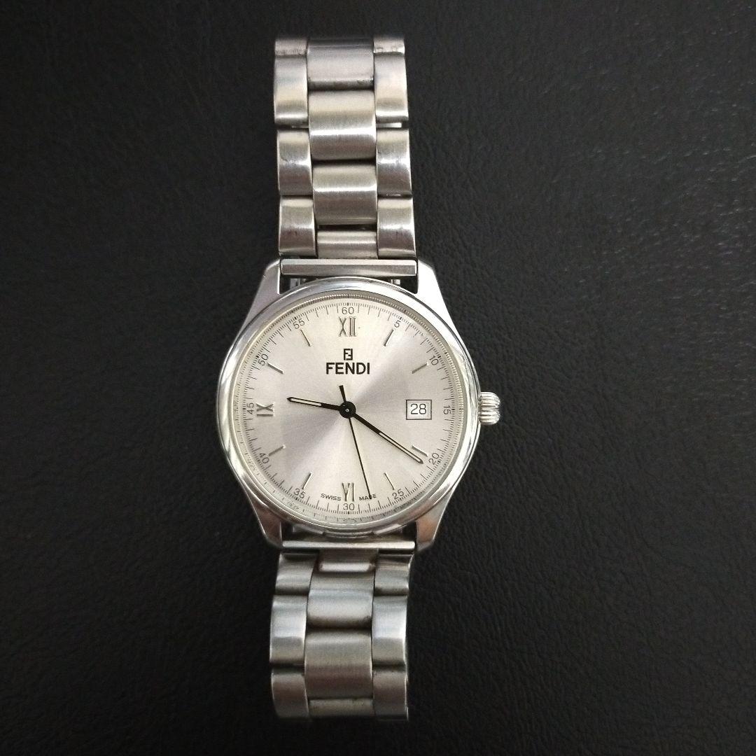 人気　FENDI フェンディ 210G クオーツ メンズ 腕時計　中古品