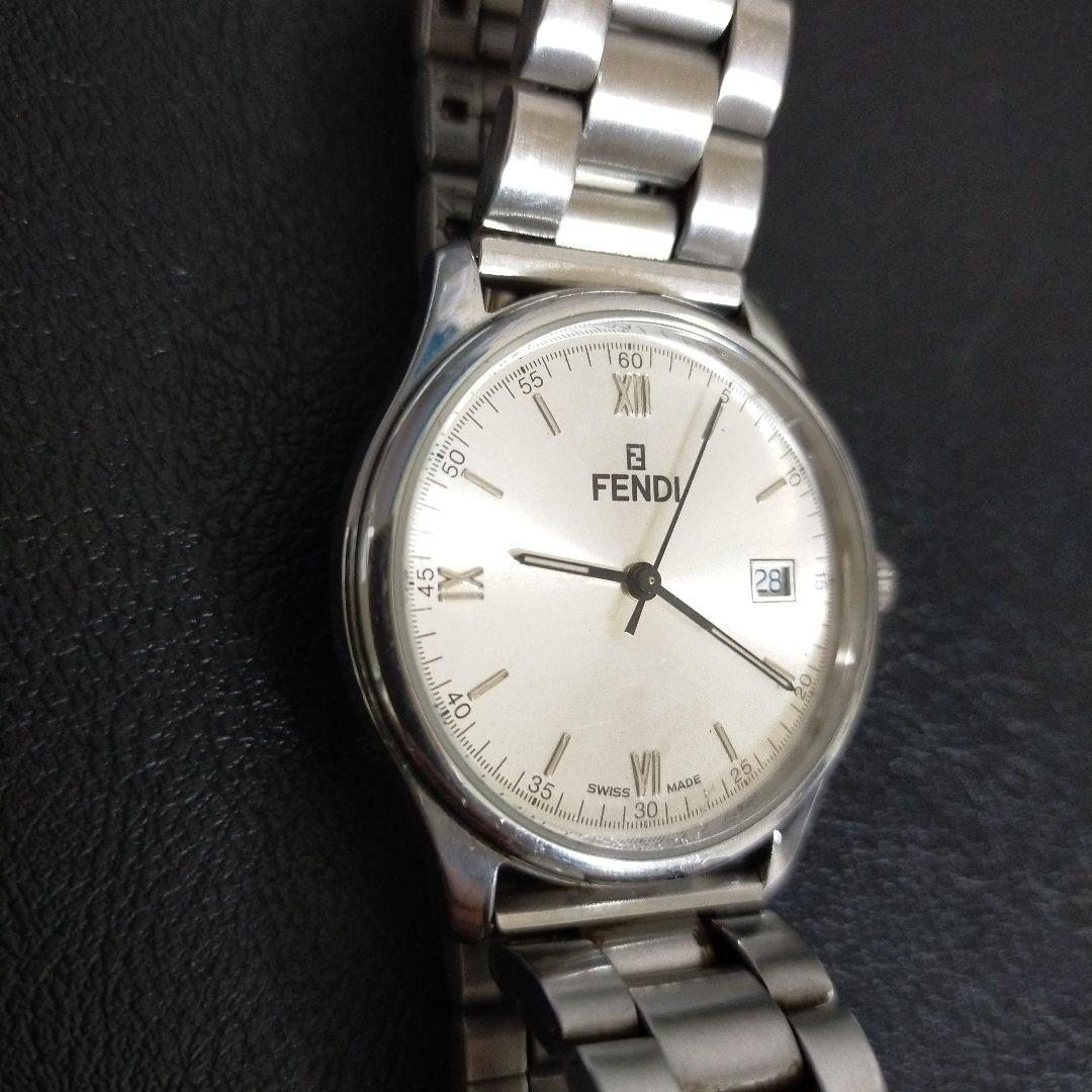 人気　FENDI フェンディ 210G クオーツ メンズ 腕時計　中古品