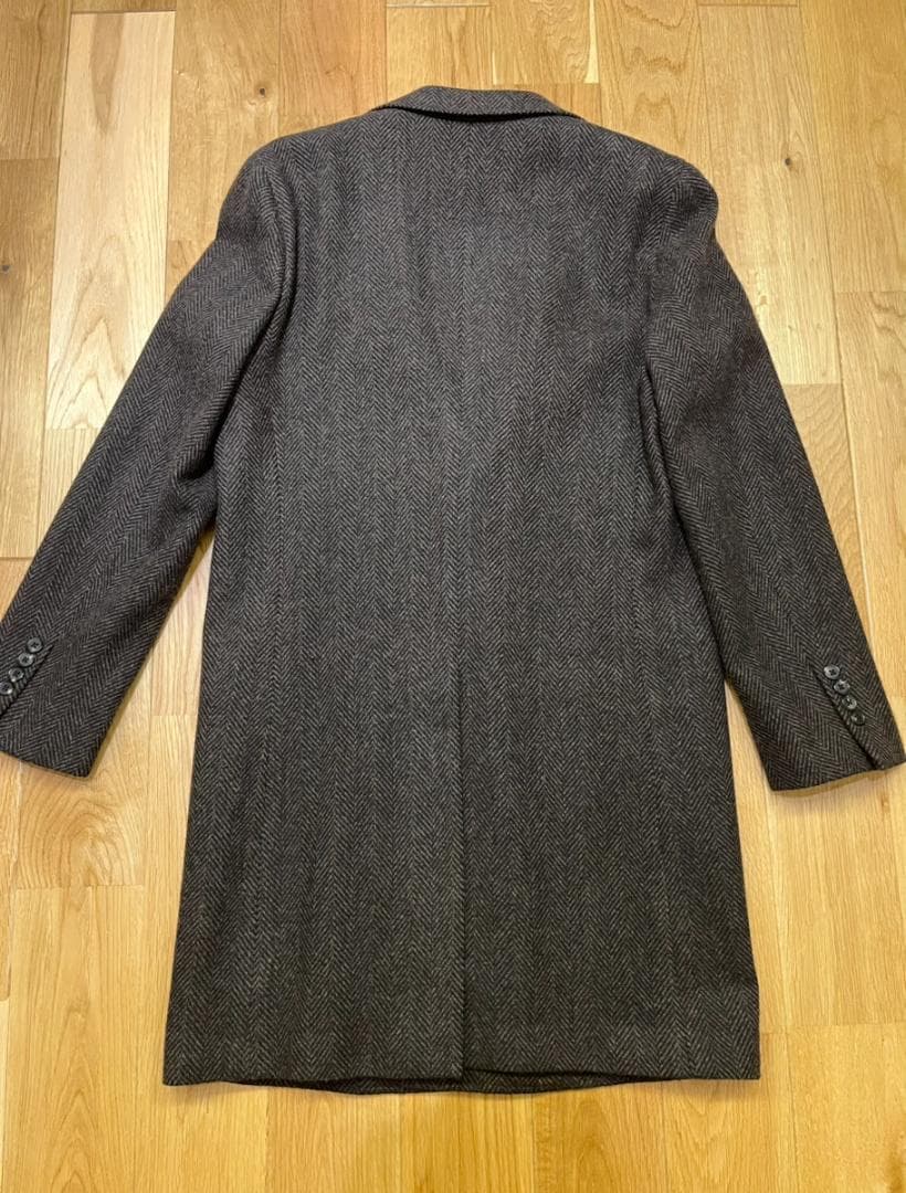 定価16.5万円【BrooksBrothers】ブラウン チェスターコート