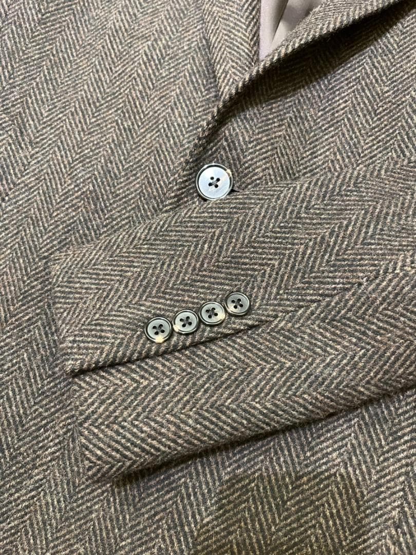 定価16.5万円【BrooksBrothers】ブラウン チェスターコート