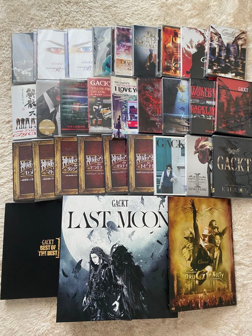 【超レア】GACKT DVD/ Blu-ray30枚まとめ売り