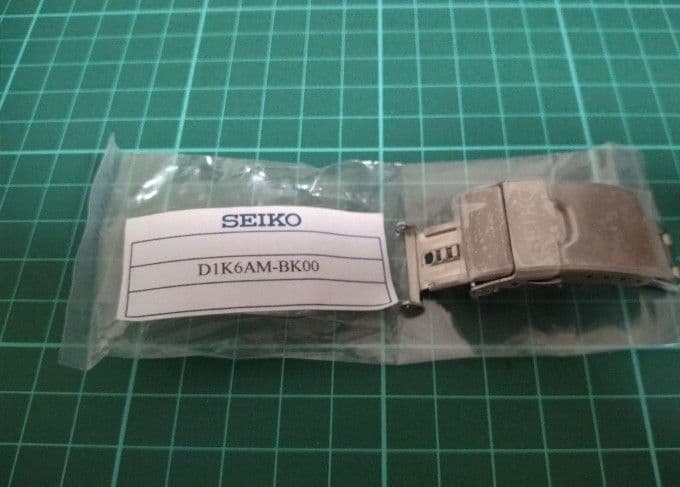 【新品】セイコー純正　エクステンション付バックル D1K6AM-BK00