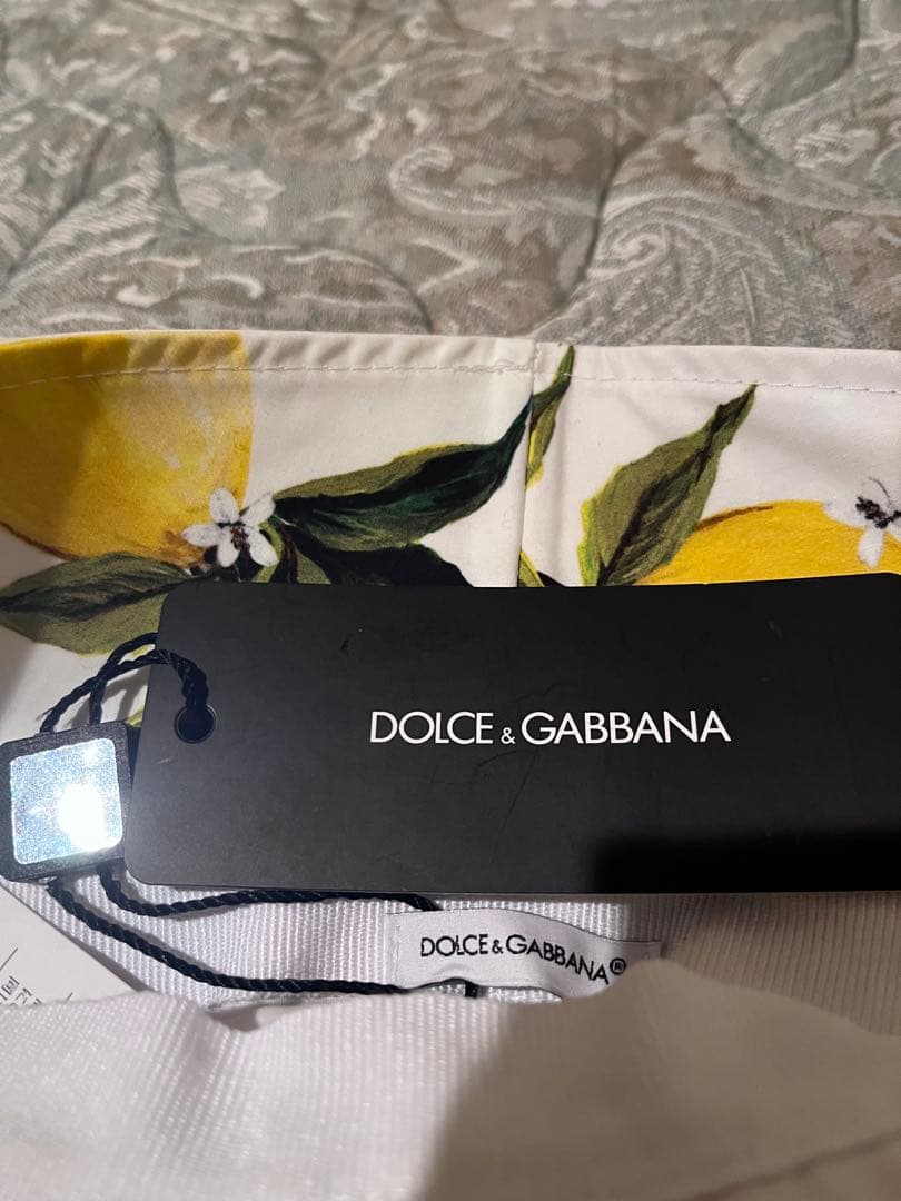 ドルチェアンドガッバーナ レモンプリント バケットハット