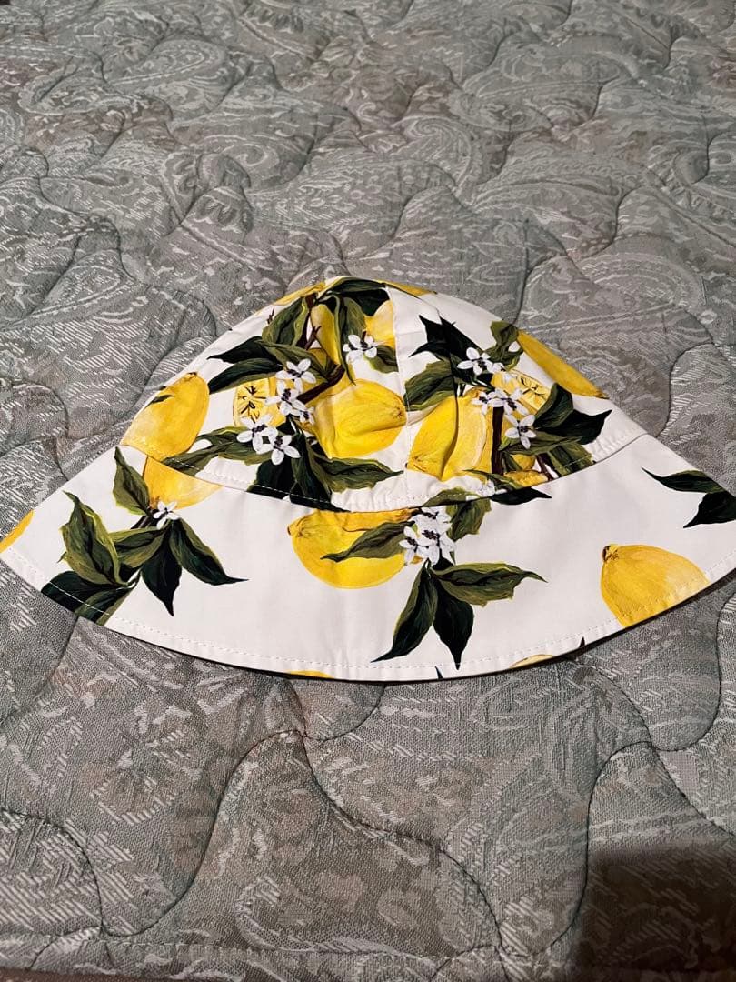 ドルチェアンドガッバーナ レモンプリント バケットハット