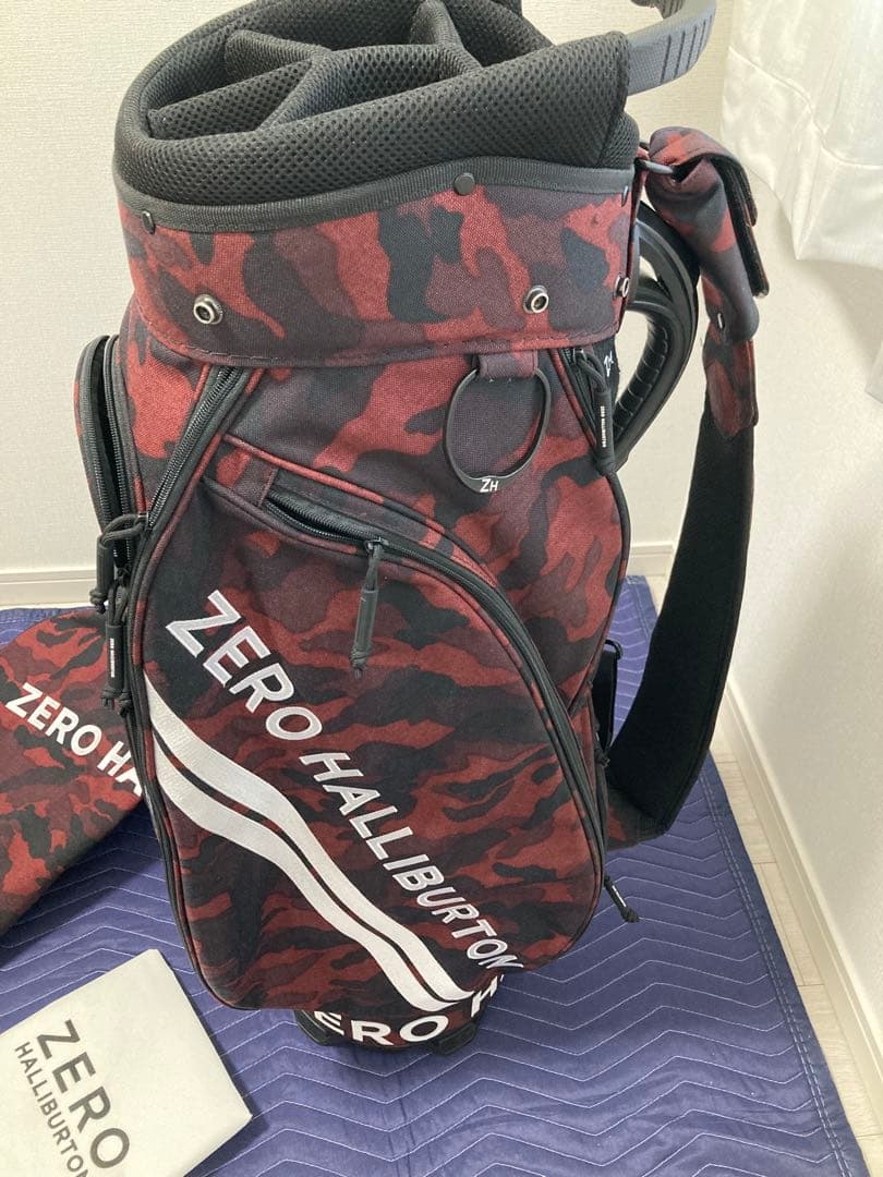 ZERO HALLIBURTON レッドカモ キャディバッグ