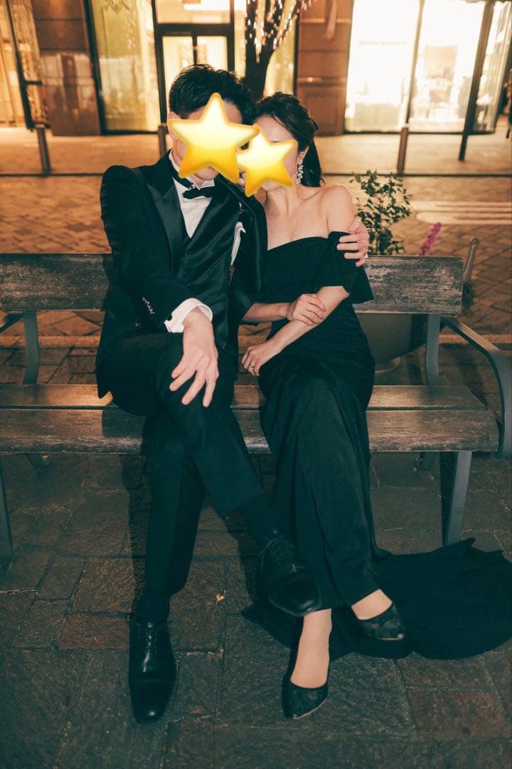 【レイナ】ドレスプロダクション　オフショルダー　ソフトマーメイドドレス