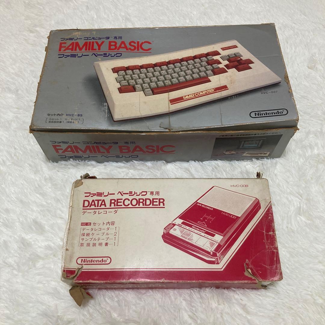 希少　ファミリーベーシック　データレコーダHVC-007とHVC-008のセット