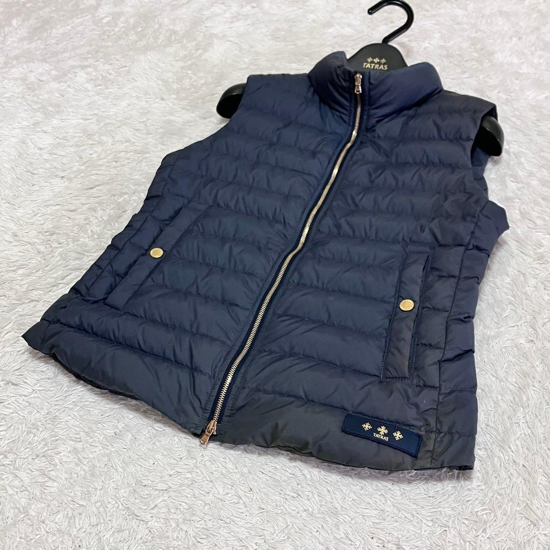 TATRAS タトラス ダウン ベスト ネイビー ライトダウン