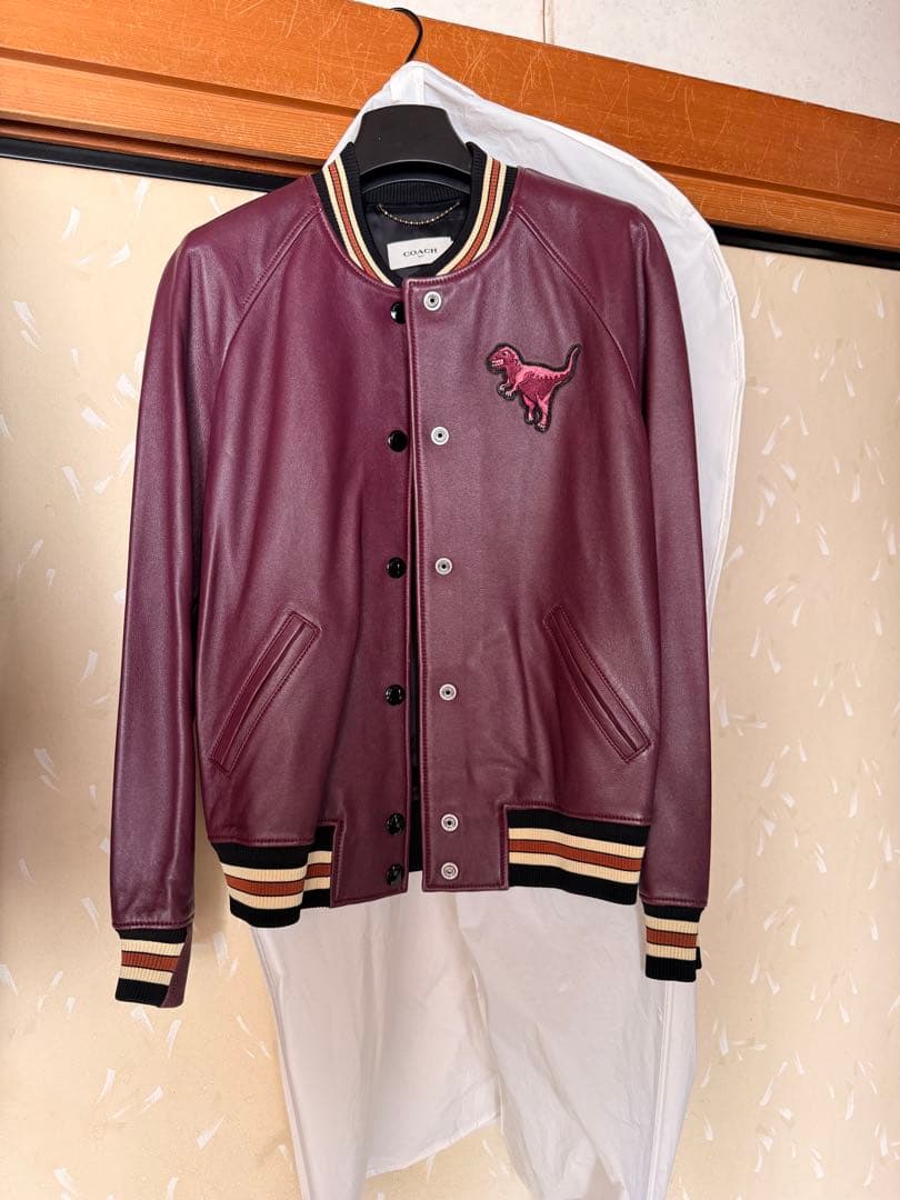 COACH 1941 ワインレッド レザージャケット