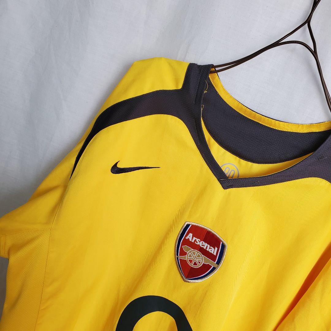 ナイキ アーセナルFC 03/04 シーズン　アウェー 半袖 黄 ユニフォーム