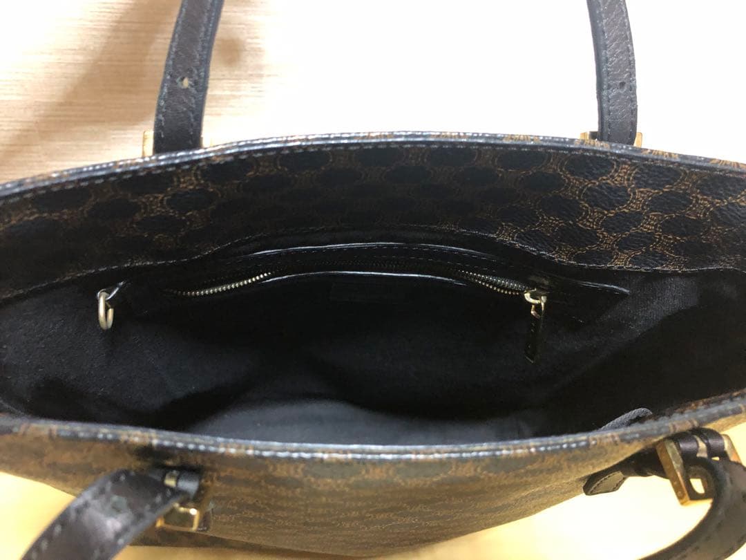 CELINE セリーヌ マカダム柄 トートバッグ