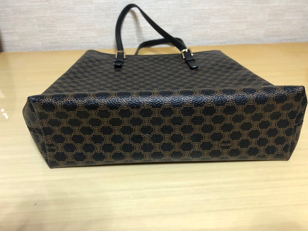 CELINE セリーヌ マカダム柄 トートバッグ