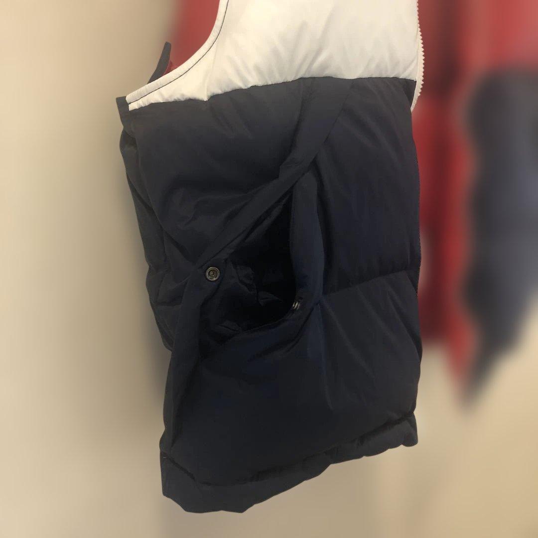   リバーシブルダウンベスト