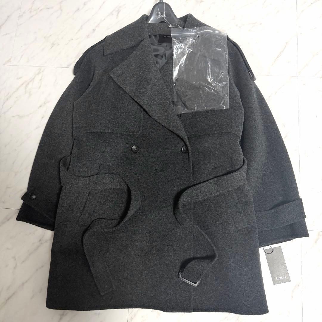 【新品タグ付き】アニュアンス 2025✨️ リバーウール ミドル トレンチ コート