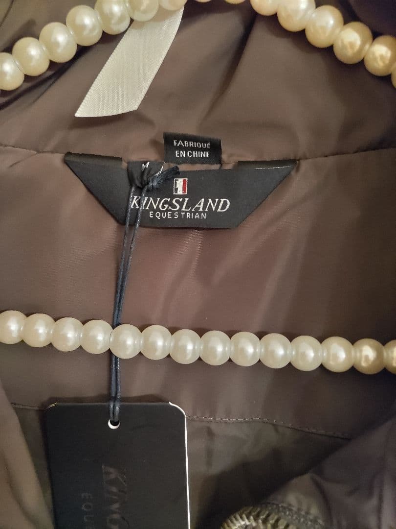 KINGSLAND EQUESTRIAN カーキ ロングコート