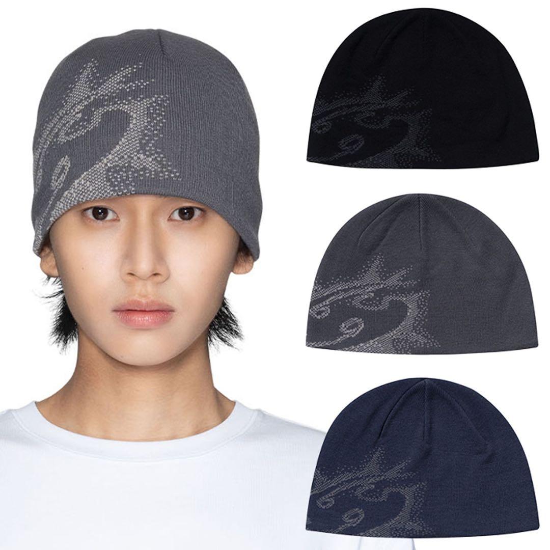 san san gear ロゴビーニー　グレー　サイズ1