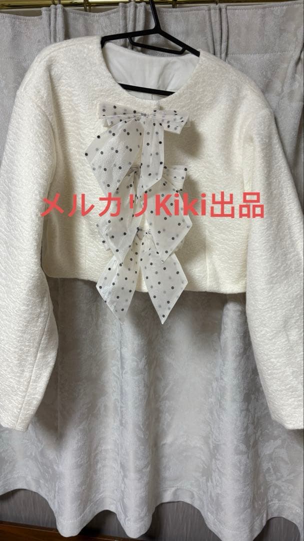 新品dazzlinトリプルリボンショートブルゾン