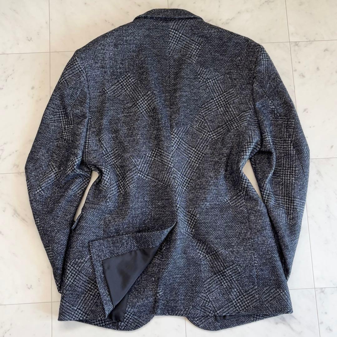 希少・美品 ジョゼフオム セットアップ 総裏 本切羽 チェック ブラック