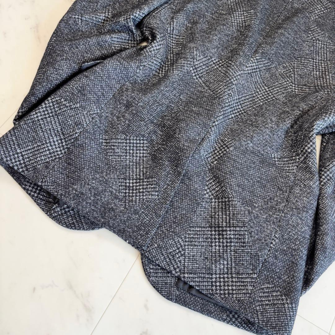 希少・美品 ジョゼフオム セットアップ 総裏 本切羽 チェック ブラック