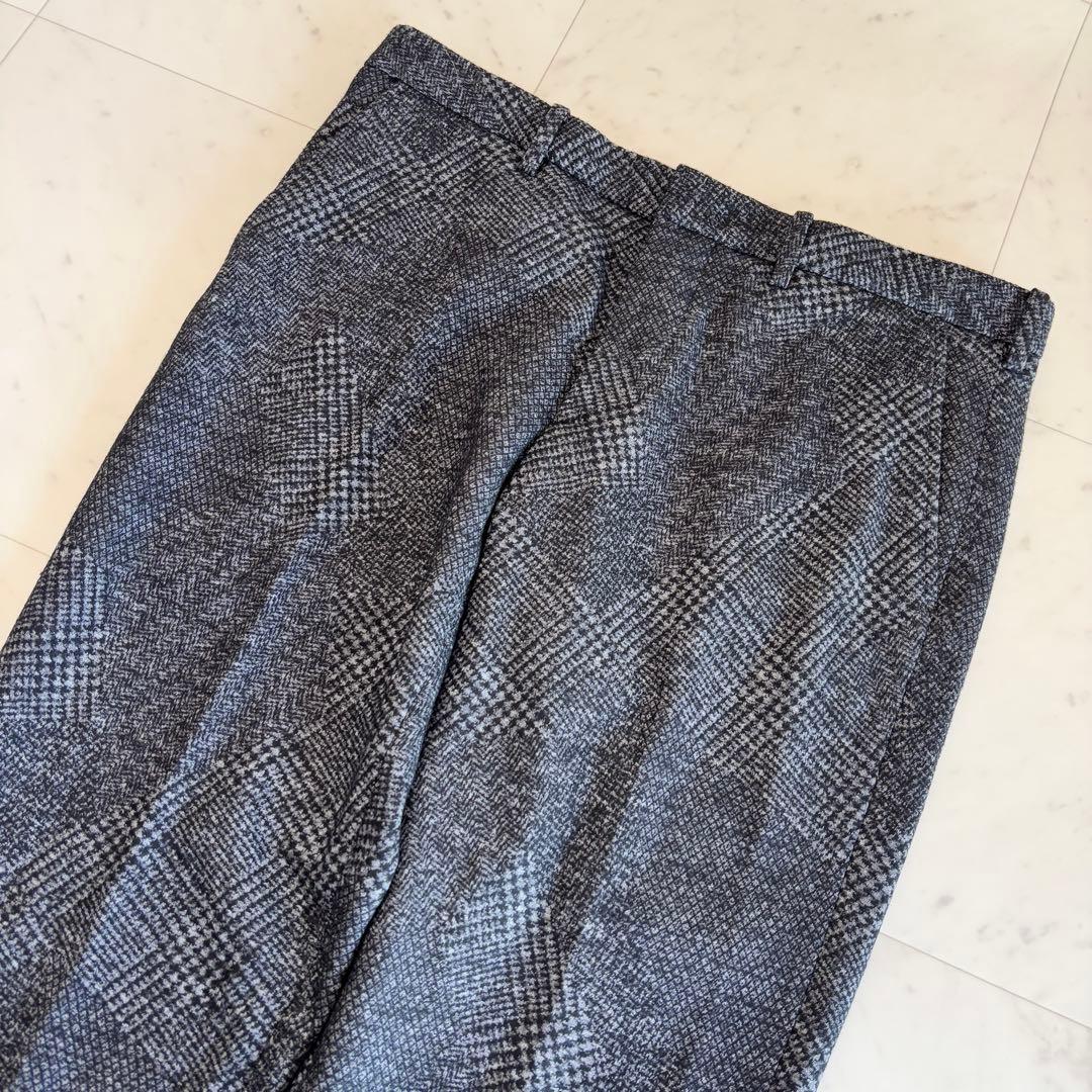 希少・美品 ジョゼフオム セットアップ 総裏 本切羽 チェック ブラック