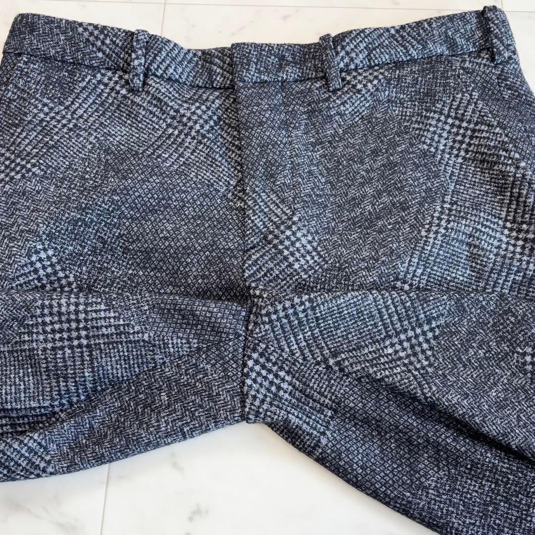 希少・美品 ジョゼフオム セットアップ 総裏 本切羽 チェック ブラック