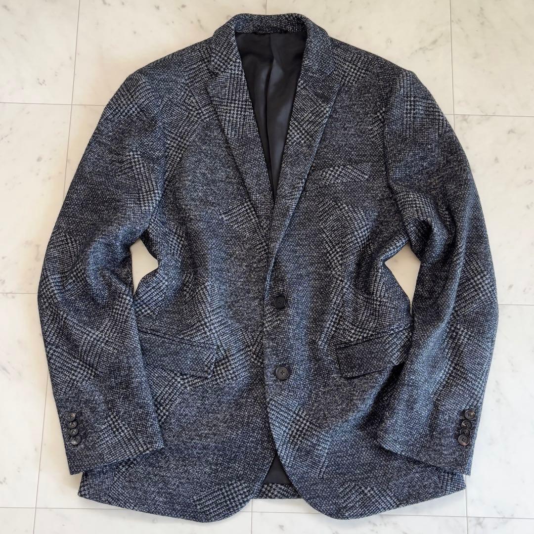 希少・美品 ジョゼフオム セットアップ 総裏 本切羽 チェック ブラック