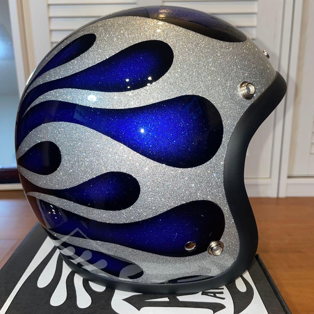 AVENGER ジェットヘルメット シルバー・ブルー