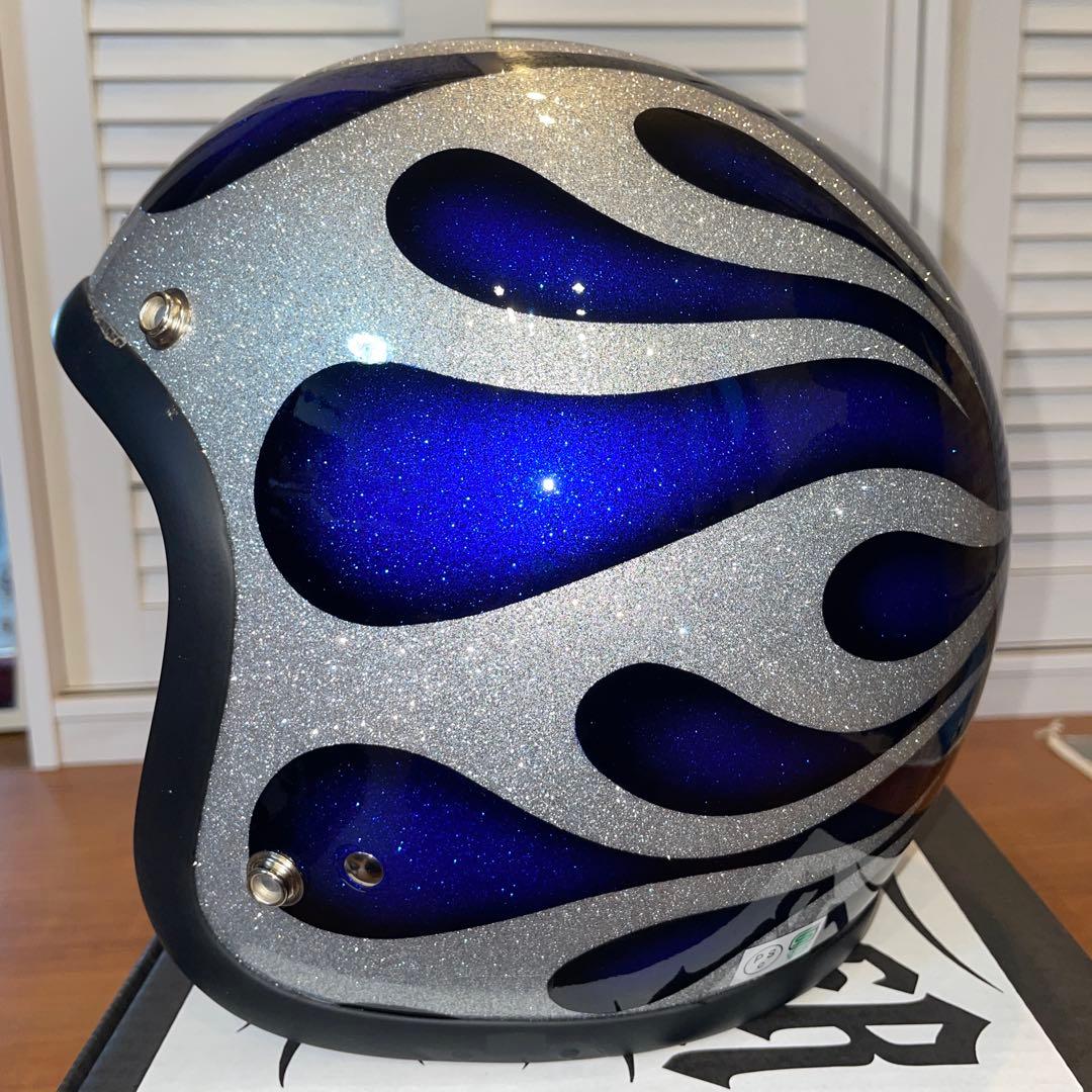 AVENGER ジェットヘルメット シルバー・ブルー