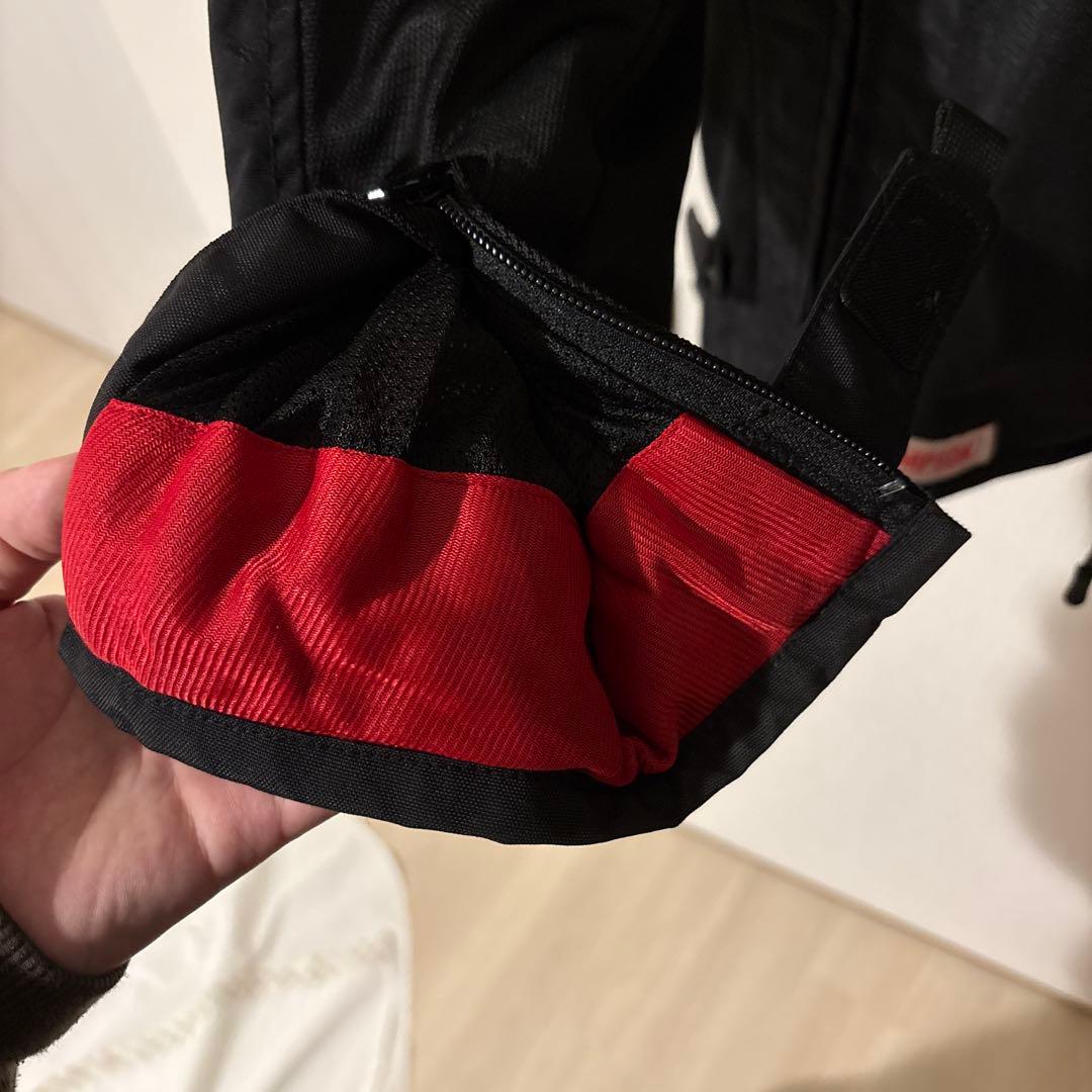 SIMPSOM 黒赤ジャケット 4L