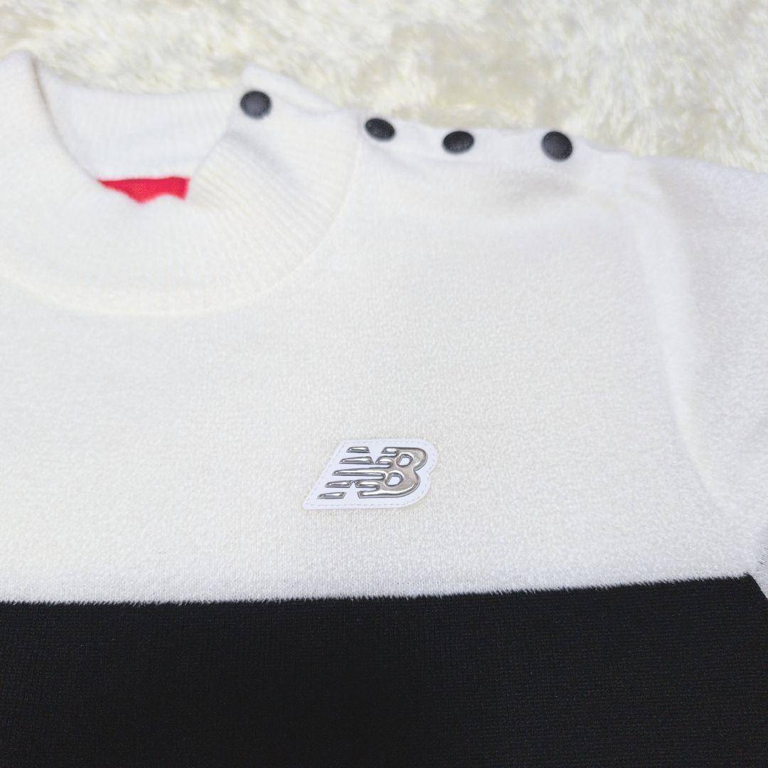 【美品】ニューバランスゴルフ　モックネックニットワンピース　L