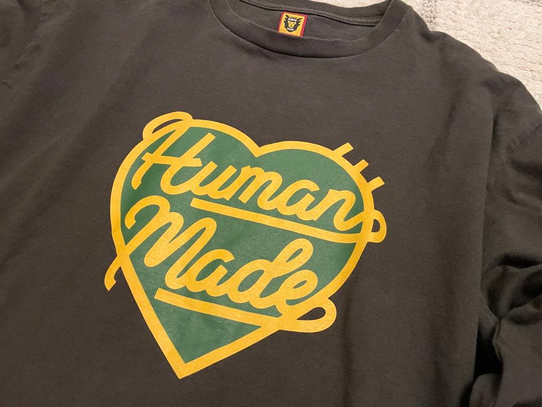 本日限り戻します！Human Made ハートロゴ 長袖カットソー XXL