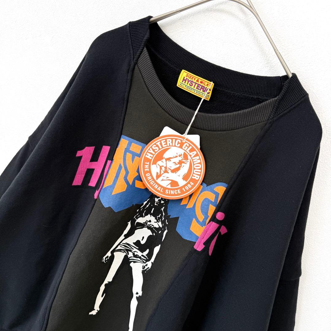 【新品✨タグ付き】ヒステリックグラマー BAD ASS MAMA スウェット 黒