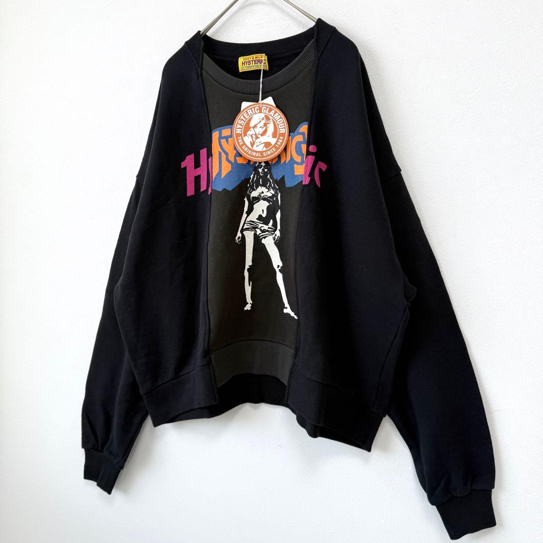 【新品✨タグ付き】ヒステリックグラマー BAD ASS MAMA スウェット 黒